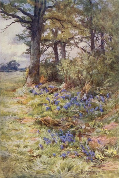 Randen van de geurige bossen door Ernest Benger or Berenger